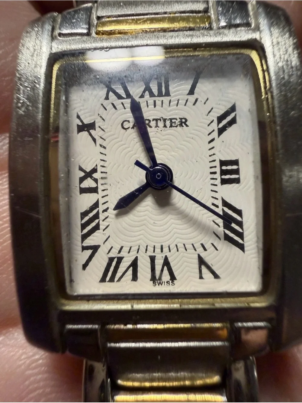 Cartier Silver-Tone Stainless Steel Quartz Watch